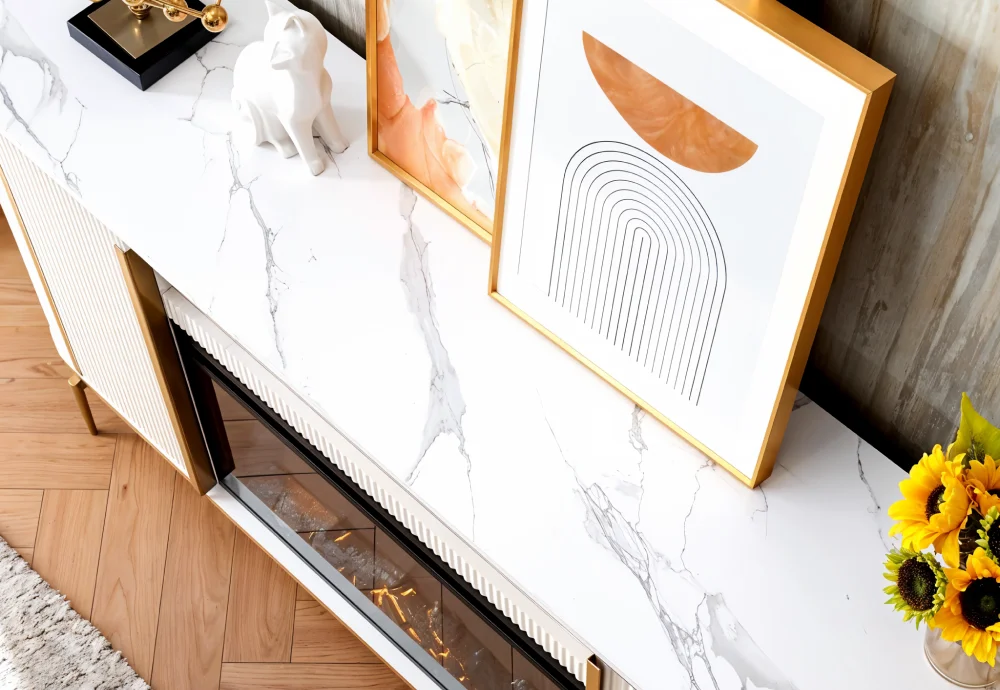 electric fireplace and heater